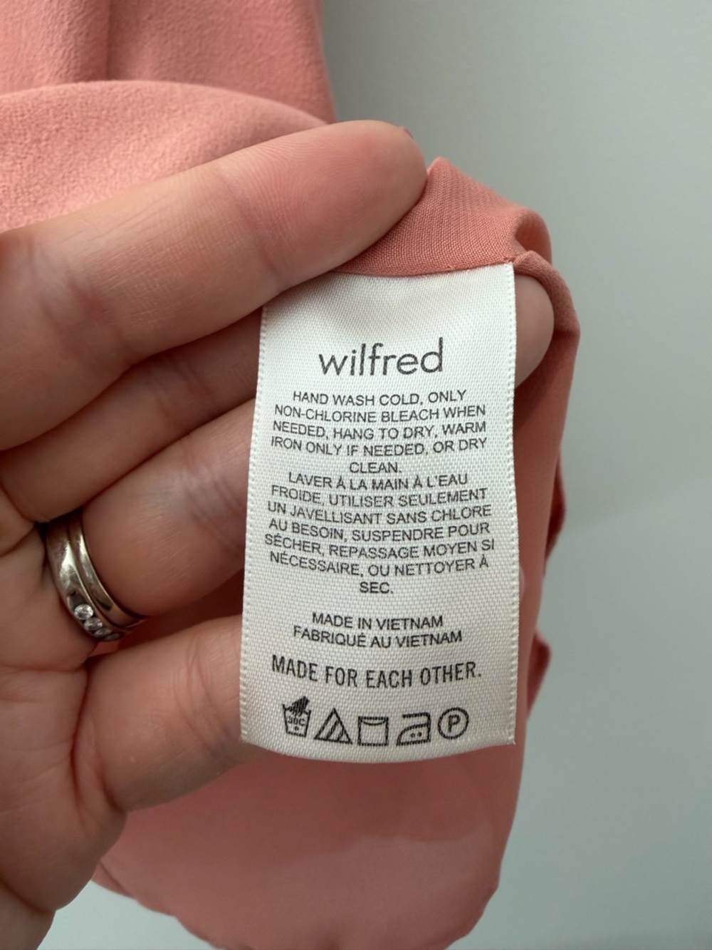 Aritzia Wilfred Fable Sweetheart Bustier Mini Dress Dusty Rose Pink Crepe Sz 6 - Picture 10 of 16